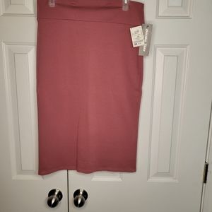 Peach pencil skirt size medium